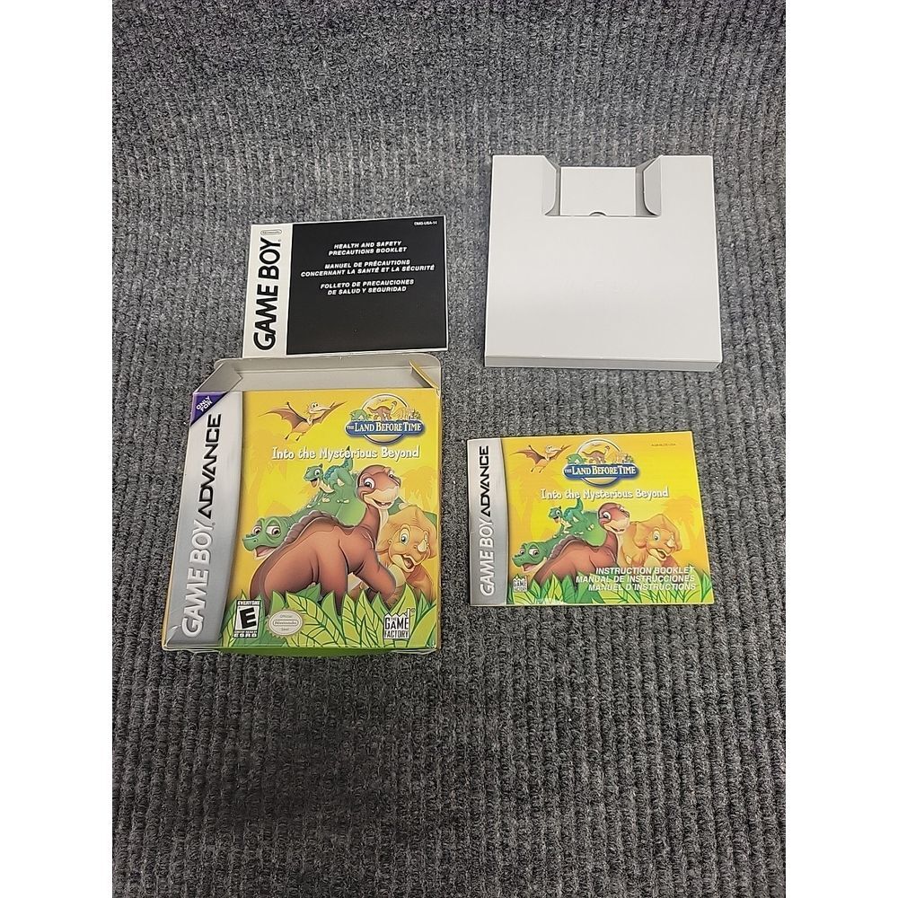 Land Before Time Into the Mysterious Beyond Game Boy Advance‎ Box & Manual *